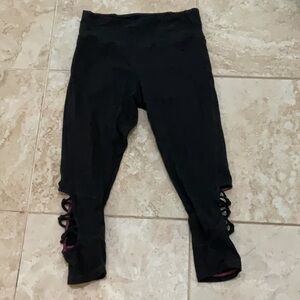 PrAna Black cropped leggings size medium